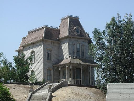 La casa di Psycho dal film di Hitchcock