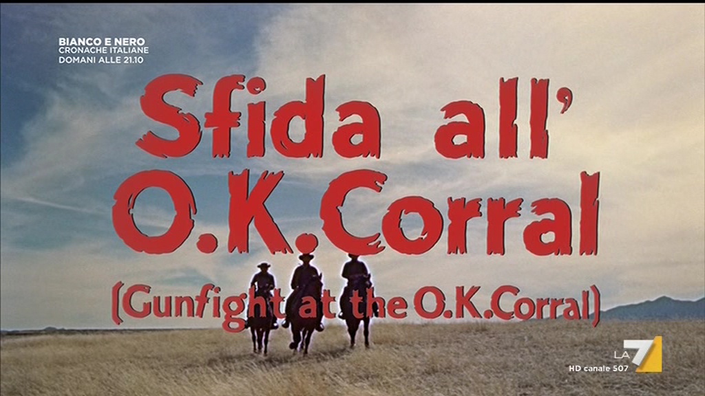 [Italian credits] Sfida all'OK Corral (1957)