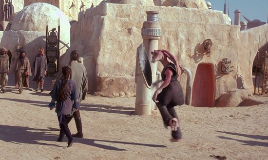 Jar Jar Binks pesta la merda