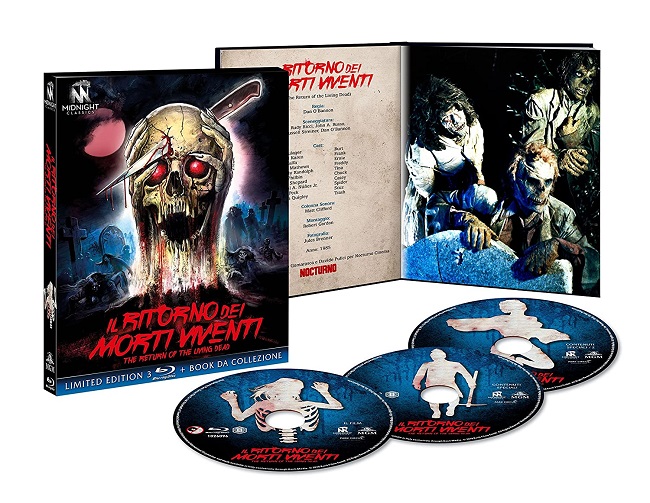 Blu-Ray di Il ritorno dei morti viventi, edizione limitata della Midnight Factory