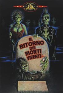 Copertina DVD MGM del film Il ritorno dei morti viventi 1985