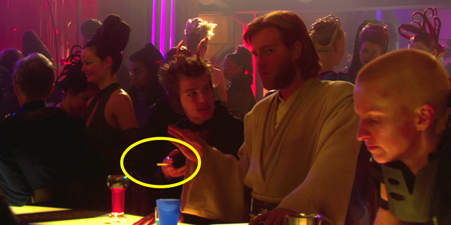 Scena degli spaccacervelli da Star Wars Episodio II