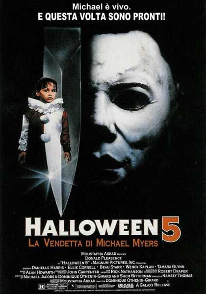 Locandina italiana di Halloween 5 la vendetta di Michael Myers