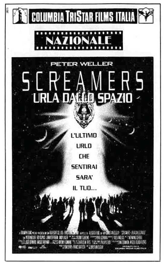 Flano di Screamers - urla dallo spazio del 1° giugno 1996