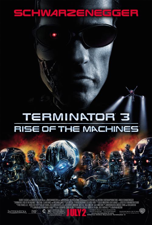 Locandina americana di Terminator 3 le macchine ribelli