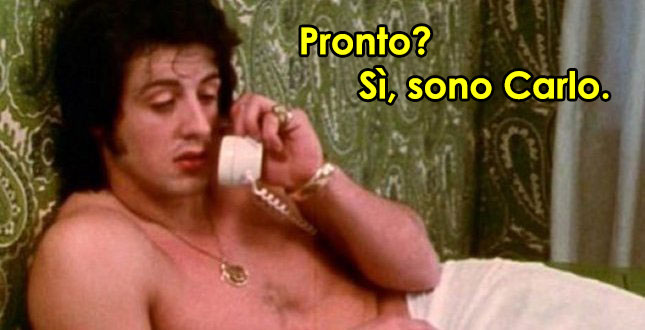 Sylvester Stallone in Italian Stallion doppiato da Carlo Marini, intervista per Doppiaggi italioti