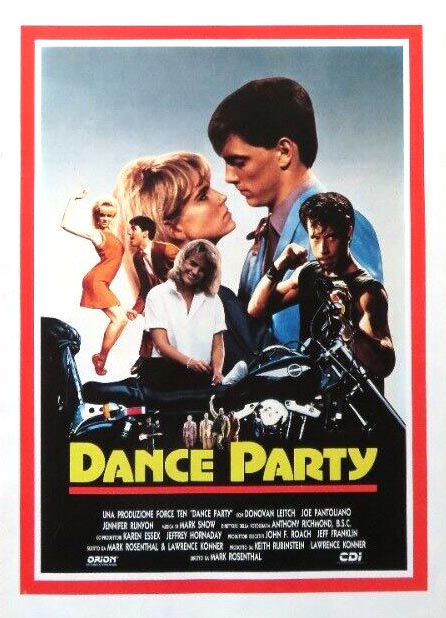 Locandina italiana del film Dance Party del 1988